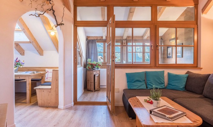 Trodena Apartamento | 'Lotschenhof Apartment Margerite' con vistas a la montaña, jardín y Wi-Fi