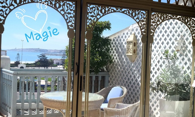 Essaouira Coast Apartamento | Lotus-Essaouira .com VISTA AL MAR - TERRAZA PRIVADA - cerca de la PLAYA
