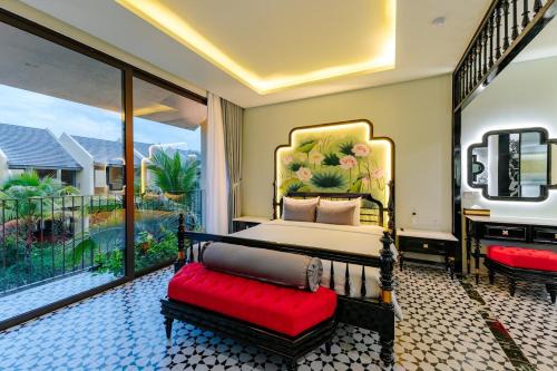 Cam Ha Villa | Lotus Villa Hoi An-3Brs-Pool-river view, 5 minutes to AB Beach