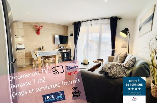 Les Angles Apartamento | Lou Castelou - T3 Cosy - Chromecast TV