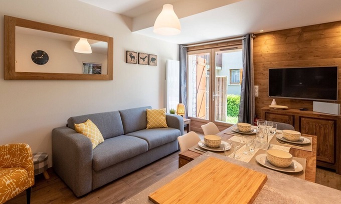 Peyragudes Apartamento | Loudenvielle Centre, clasificado 3 estrellas, con terraza, 4/6 personas, WIFI + NETFLIX