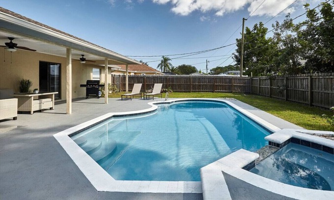 Port Malabar Casa | Lovely 3-Bedroom Home with Pool in Palm Bay!