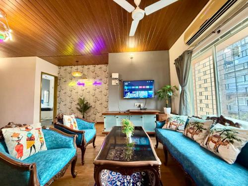 Juhu Apartamento | Lovely 3BHK Serviced Apt near ISKCON Temple, Juhu Mumbai