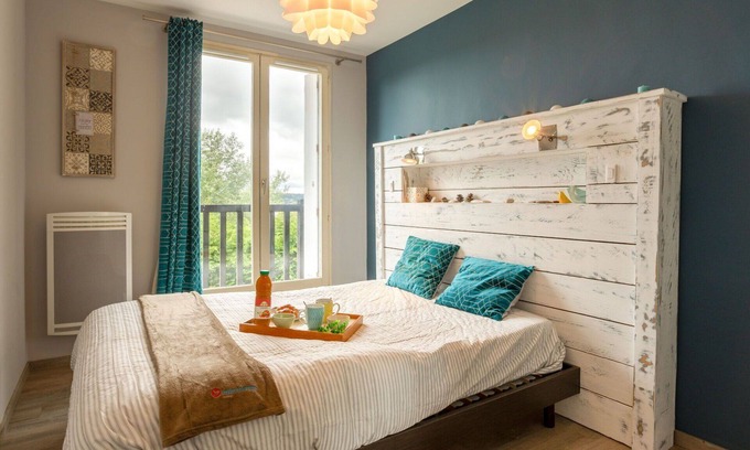 Benerville-sur-Mer Apartamento | Precioso apartamento para 4 personas con WIFI, TV, balcón y aparcamiento