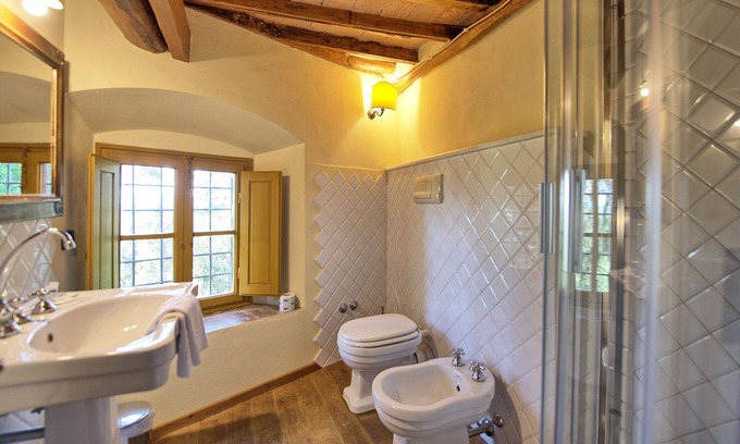 Montagnana Otro | Precioso apartamento para 9 personas con WIFI, piscina, vista panorámica y aparcamiento