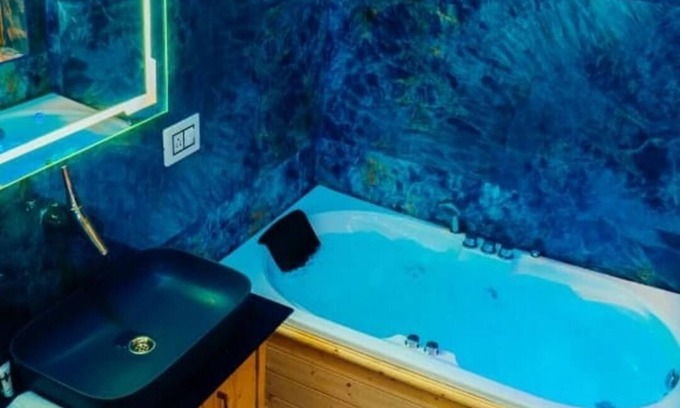 Kukatpally Housing Board Colony Cabaña | Lovely Hawk Wooden Cottages - Nature, Comfort, and Jacuzzi Bliss for Two.