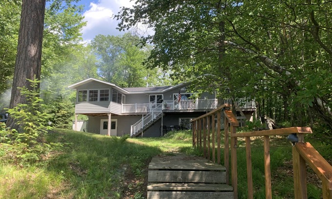 Woodruff Casa | Lovely Lakeside Home, Minutes from Minocqua, on the snowmobile trail!