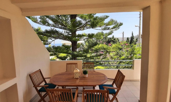 Kaki Thalassa Cabaña | Lovely maisonette 3min walk from the beach!Roof garden with sea view!Nearairport