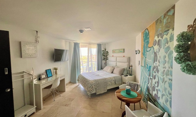 Oranjestad-West Apartamento | Lovely New Studio In Luxury Condo(Oasis), Eagle View & Wi-fi Free