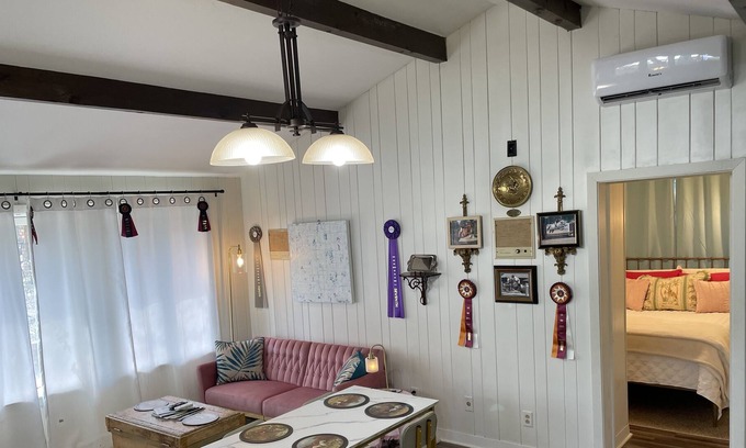 Irondale Cabaña | Lovely Pool house on Horse Farm! Very Convenient Location and Carport Parking.