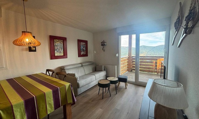 Les Angles Apartamento | Bonito apartamento T2 cabina con vista al lago, balcón y aparcamiento cubierto