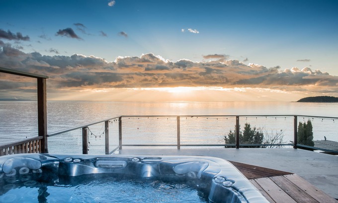 Selma Park Casa | KAYAK privado frente al mar Beach House, PADDLE BOARD & HOT TUB Todo incluido DISFRUTE