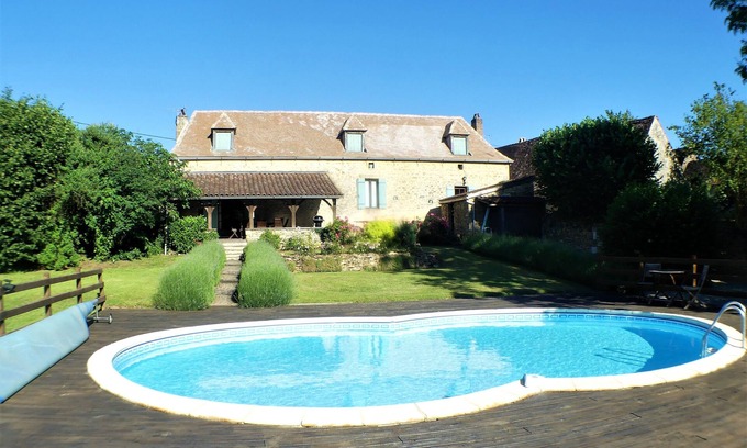 Le Buisson-de-Cadouin Cabaña | GRANERO CON ENCANTO RENOVADO, PISCINA PRIVADA CON CALEFACCIÓN Y JARDÍN CERRADO - CERCA DE SARLAT