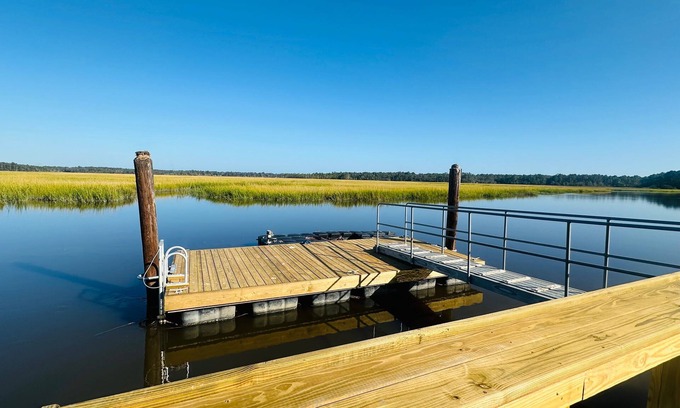 Midway Casa | Low Country Living-Deep water dock, Gorgeous views