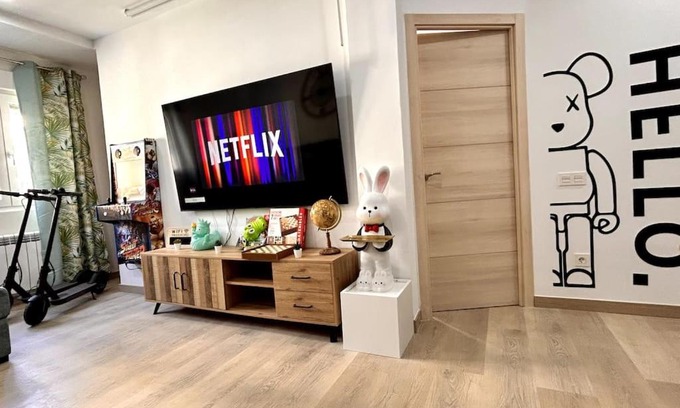 El Cristo y Buenavista Apartamento | LUJO Proyector, Maquina Arcade, Wifi y patinetes
