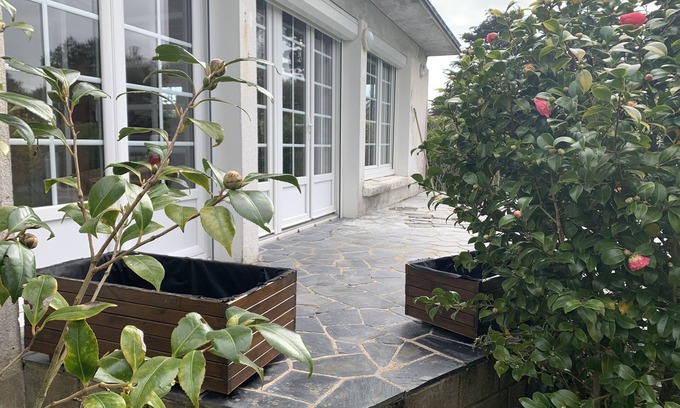 Asserac Casa | Lumineuse Maison à 500 m de la Plage Batie sur un Grand Jardin Clos de 1000 m2