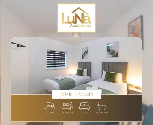 Ashington Apartamento | Luna Apartments Ashington