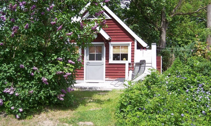 Hanshagen Cabina | Hut Lundholm en el campo y cerca del Bodden