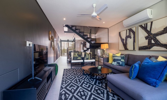 Salt Rock Apartamento | Lush Coastal Condo in a forest estate in Sheffield Beach Durban, South Africa.
