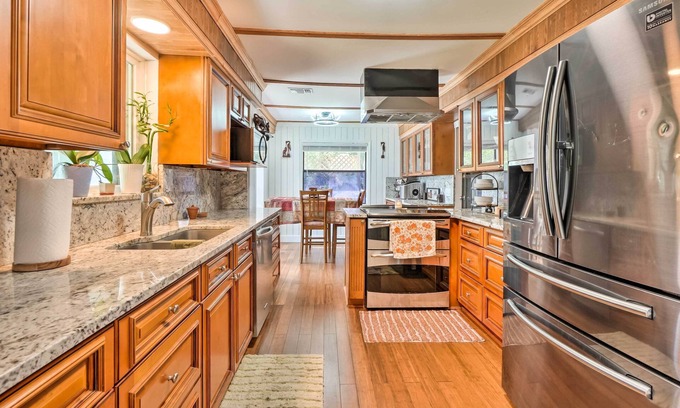 Bloomingdale Casa | Lush Riverfront Escape w/ Private Boat Dock!