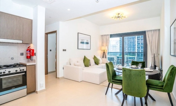 Al Sufouh 1 Apartamento | Lux Apartment, ACT One, 7 Min to Burj Khalifa