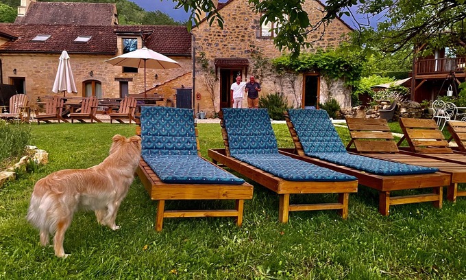 Cenac-et-Saint-Julien Casa | Lux Beautiful Country House for families Holidays Dordogne Esparoutis