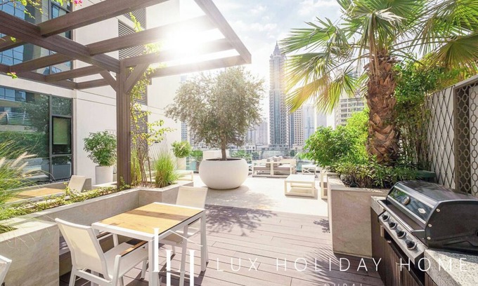 Al Sufouh 2 Apartamento | LUX Contemporary Suite Marina View 6