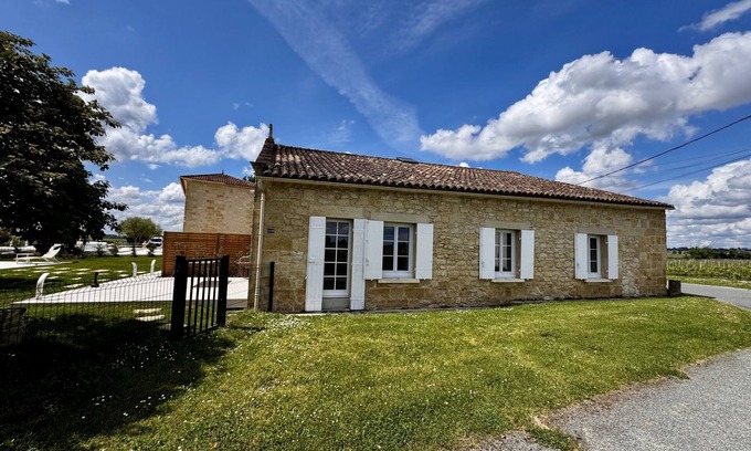 Saint-Sulpice-de-Faleyrens Casa | Casa-Premium-Baño privado-Vista al campo