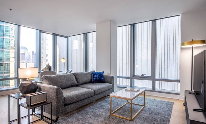 Rincon Hill Apartamento | Lux Rincon Hill 2BR w/ Gym, Roofdeck, near Bay Bridge, by Blueground