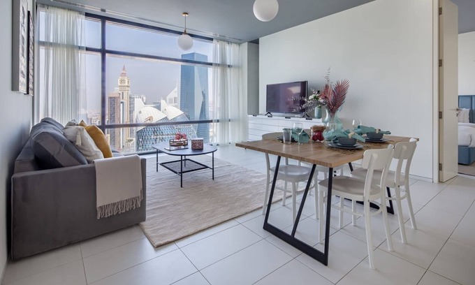 DIFC Apartamento | Luxe 1BR Residence w/ Stunning Cityscape in DIFC