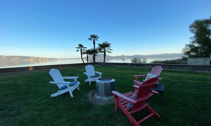Lakeport Casa | Luxe and Spacious Lake Gem ~ Hot Tub ~ Games ~ Views ~ Fire Pit