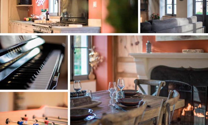 Parigne-lʼEveque Casa | Luxe et tranquillité au vert: maison 6 chambres, piscine, proche du Mans, idéale familles et groupes - FR-1-410-361