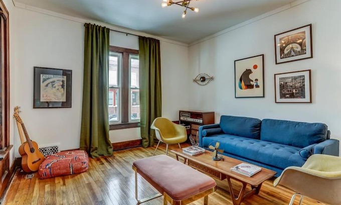 Mexicantown - Southwest Detroit Casa | Luxe Mid-Century Styled Historic Townhouse #1