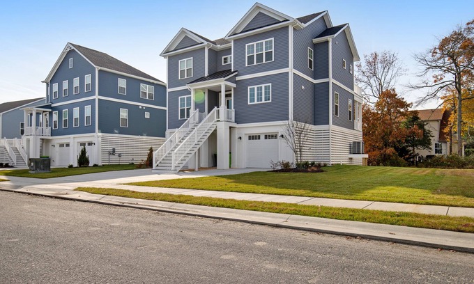 Frankford Casa | Luxe New Home in Tidal Walk - 2 Decks, Home Office, Dogs OK, AC & Shared Pool