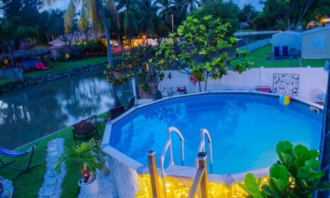 Hallandale Beach Casa | LUXE ZEN WATER King Heated Pool,Hot Spot