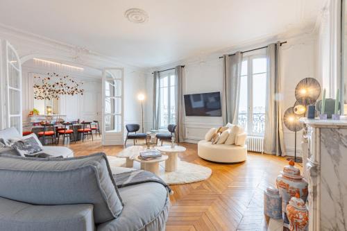 Neuilly-sur-Seine Apartamento | Luxueux Appartement 5 BD, Arc de Triomphe