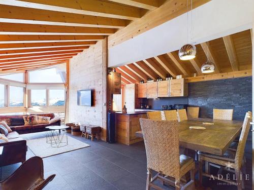 La Rosiere Apartamento | Luxueux Appartement 4* Alpin, 5 Pièces, 4 Ch, Proche Pistes, Parking, WiFi - FR-1-398-549