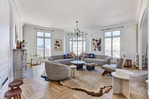 L'Europe Apartamento | Luxueux Appartement familial 5 BD, Parc Monceau