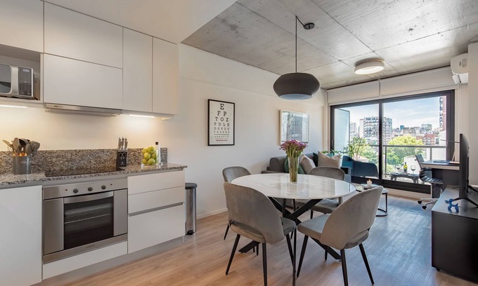 Barrio Abasto Apartamento | Luxurious 1 Bedroom with Huge private Balcony - 1 GB Wifi and 4 Seasons Mattress