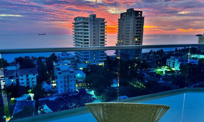 Papare Apartamento | Luxurious 2/2 Apartment Retreat with Stunning Sea Views in Santa Marta, Colombia