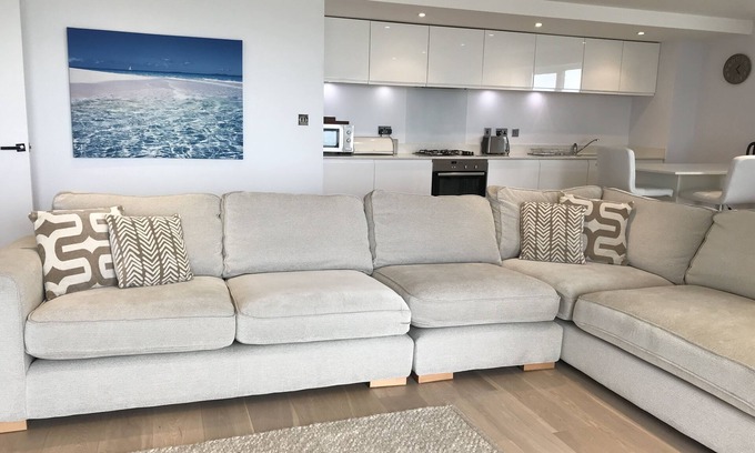 Newquay Apartamento | Lujoso apartamento de 2 dormitorios, fabulosas vistas, a 3 minutos a pie de la playa de Fistral