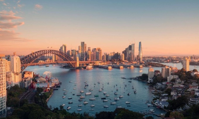 Chinatown Apartamento | Luxurious 3 Bedroom Penthouse Suite ( Level 56 ) at Kent Street, Sydney CBD