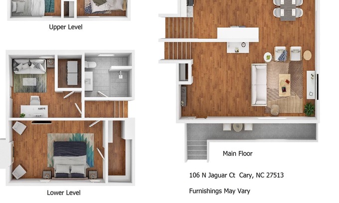 Cary Casa | Luxurious 4 bedroom, 3 full bath house