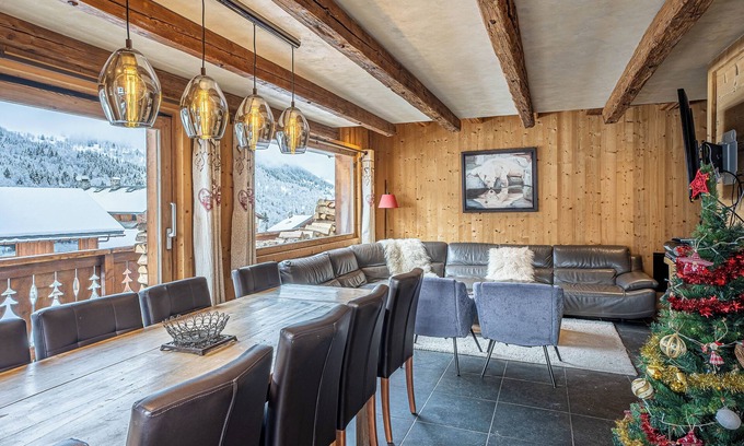Meribel Chalet De Esquí | Lujoso chalet Méribel Centre, 10 personas