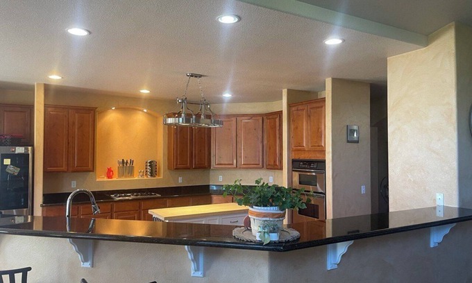 Colorado Springs Casa | Luxurious Gold Mesa Family Retreat with Gameroom & Theater, Sleeps 10 Guests