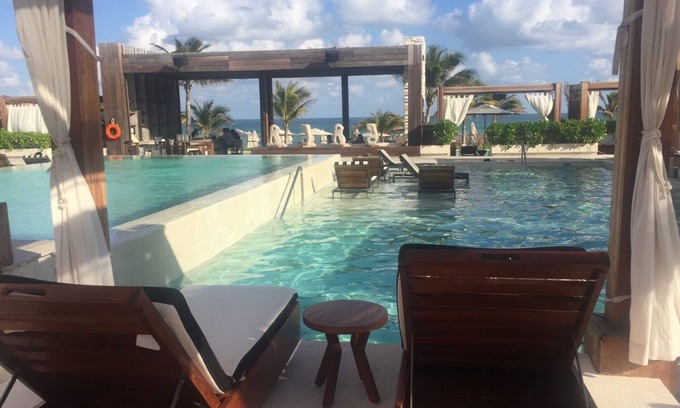 Puerto Morelos Complejo | Lujoso Grand Luxxe, Suite de 2 dormitorios con cocina / sala de estar, Riviera Maya