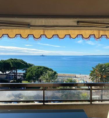 Juan-les-Pins Apartamento | Luxurious large 2 rooms with panoramic sea view, AC