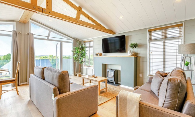 Middlezoy Chalet De Esquí | Alojamiento de 3 habitaciones en Glastonbury