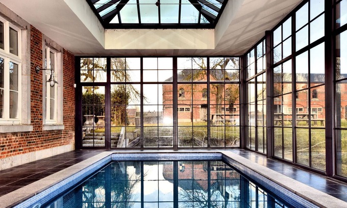Pont-a-Lesse Villa | Lujosa mansión en Houyet con sauna