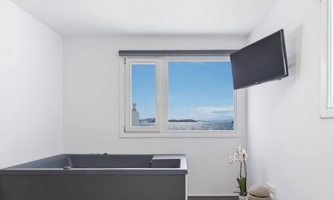 Little Venice Villa | Luxurious Mykonos Villas | Suite Plaza | Breathtaking Aegean Sea views & Indoor Hot Tub | Mykonos